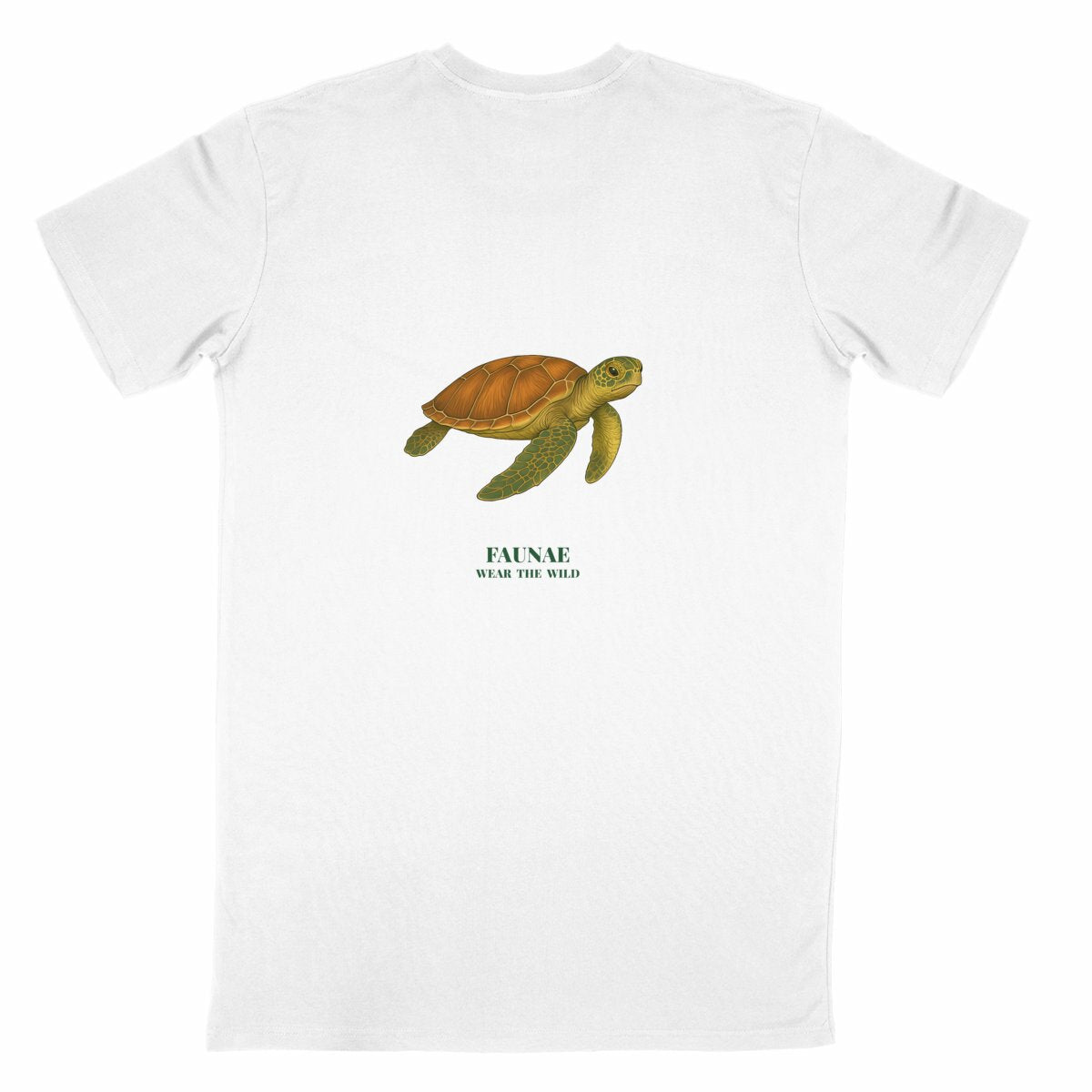 Ocean Sea Turtle Shirt - back_white